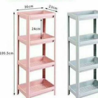Kệ nhựa 4 tầng cao cấp để đồ đa năng