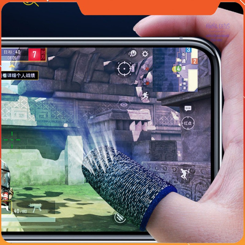 Bao Tay 2 Ngón Chống Mồ Hôi Maxcotech Sợi Bạc Chơi Game Mobile Không Bị Dính Cảm Ứng