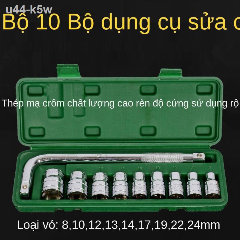 Bộ cờ lê bánh cóc sửa chữa ô tô ổ cắm hình chữ L kết hợp dụng cụ xe