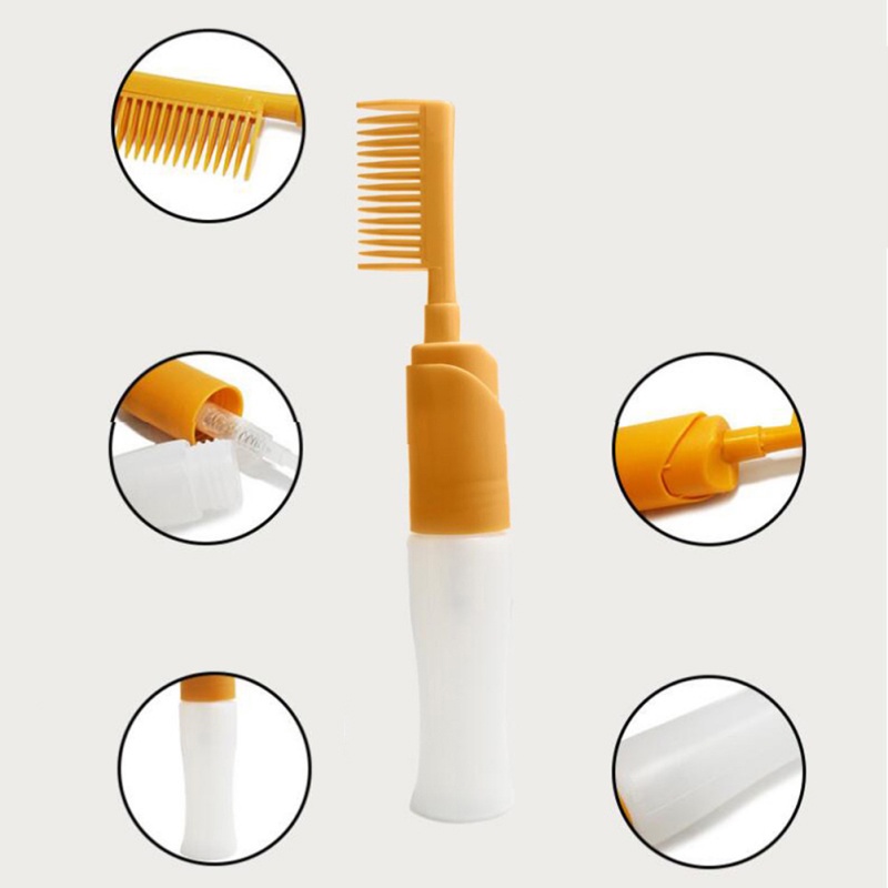 [Hàng mới về] Lược nhuộm tóc có bình đựng tự làm tiện lợi