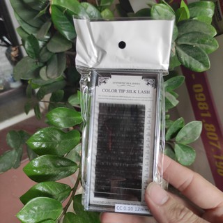 Mi khay Hiệu Color tip silk Lash CC 0.07-0.10-0.12 ( Đồ nối mi đẹp)