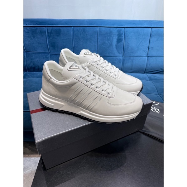 Giày thể thao nam thương hiệu Prada da thật cao cấp