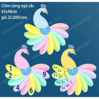 [Đồ dùng dạy học] Chim công Ngũ sắc
