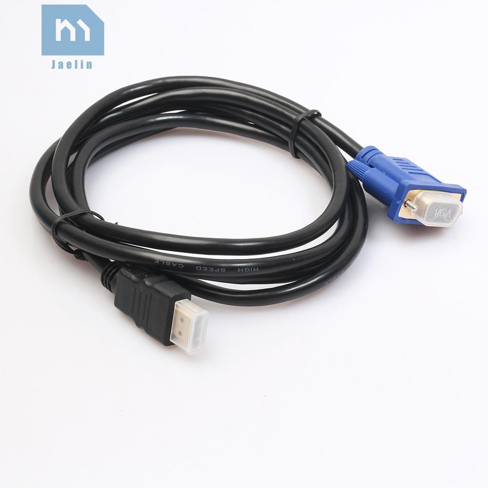 Cáp chuyển đổi đầu HDMI sang đầu VGA HD 15pin 1080P chuyên dụng