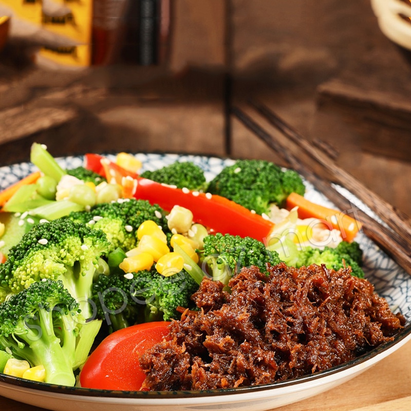 Sốt Nấm Ăn Liền - Sốt Bò Nấm Ngũ Vị - Topping Trộn Mì Trộn Cơm Chấm Lẩu