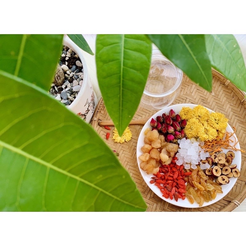 ✅ 44 Trà thảo mộc dưỡng nhan Nàng Thơ Detox giảm cân thanh nhiệt mát gan thanh lọc cơ thể hoa cúc atiso hoa nhài