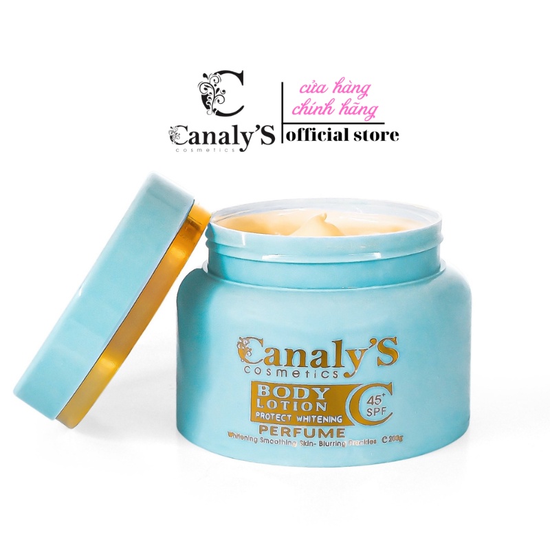 Kem body canaly's chống nắng 45độ