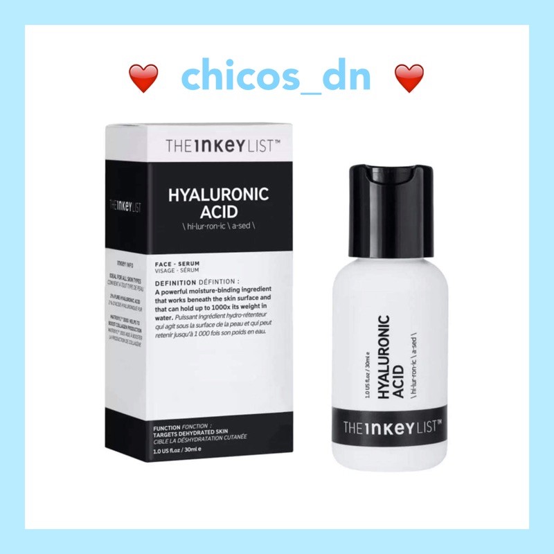 Serum Dưỡng Ẩm Chống Lão Hóa The Inkey List Hyaluronic Acid 30ml