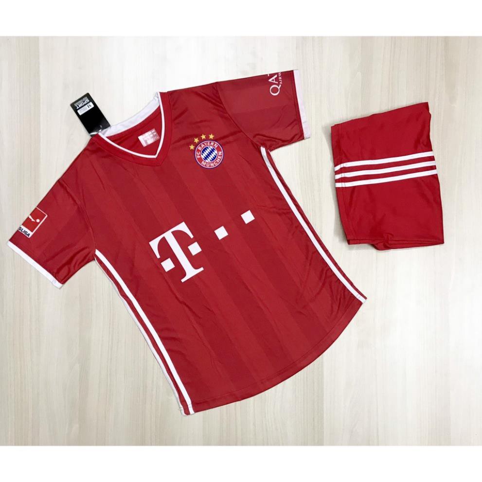 Áo Đá Bóng Thun Thái Lạnh Cao Cấp ⚽ ĐA DẠNG MẪU MÃ ⚽  Đội tuyển Bayern Munich MỚI NHẤT 2021 *