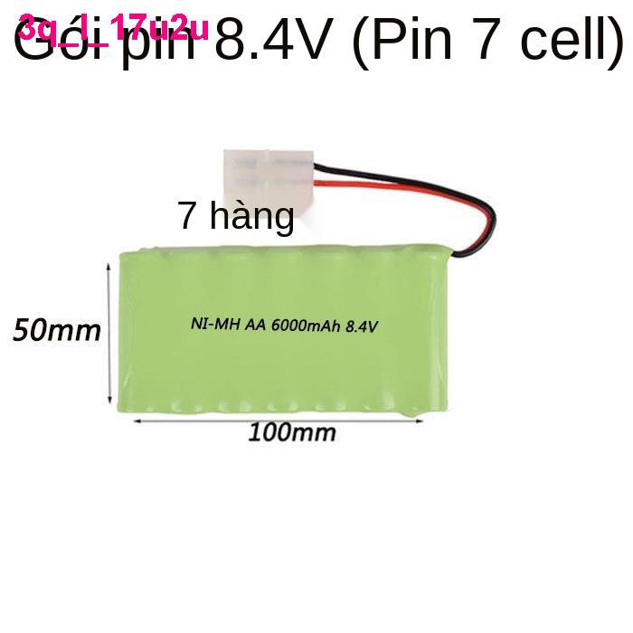 xe điều khiển từ xabộ pin đồ chơi trẻ em dc3.6v4.8v6v7.2v8.4v9.6v sạc ô tô điều khiển từ xa dung lượng lớn