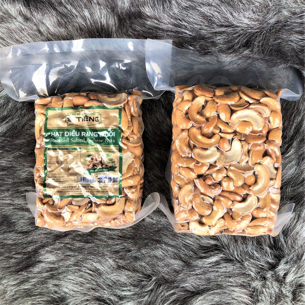 1Kg Hạt Điều Rang Muối Bể Không Vỏ Lụa S'Tiêng Hút Chân Không | BigBuy360 - bigbuy360.vn