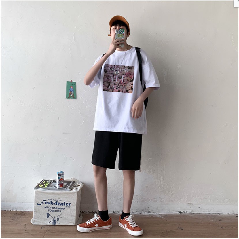 Áo tay lỡ nam nữ Unisex 'Có Chắc Yêu Là Đây' -ST MTP dáng rộng áo phông mùa hè nam nữ oversize