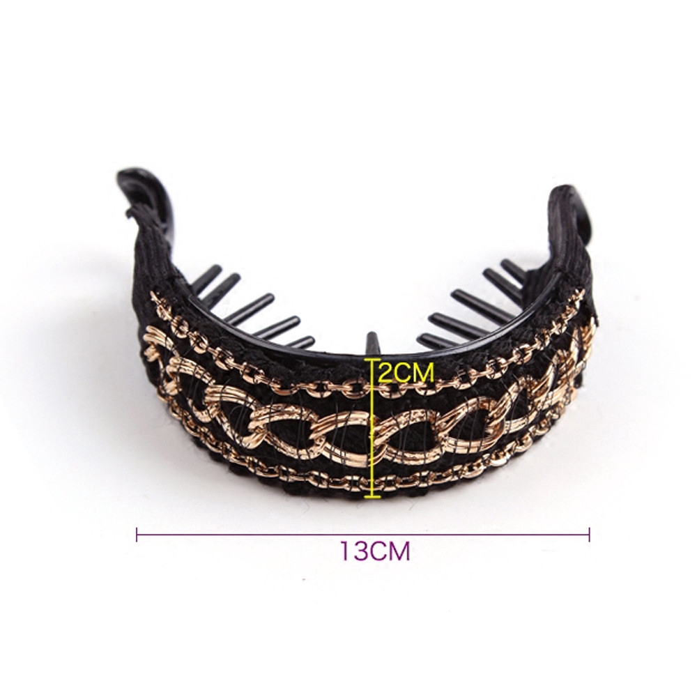 Kẹp tóc giữ đuôi ngựa tạo kiểu thời trang làm đẹp cho nữ