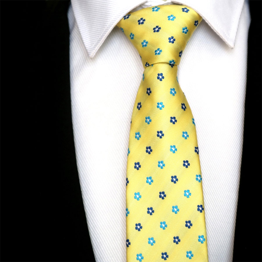 Cà Vạt 8CM Màu Vàng Cam Phong Cách Cổ Điển Thời Trang Cho Nam