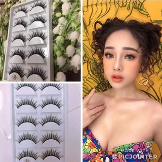 Lông mi giả 3d 20 5 cặp cao cấp chính hãng halomi