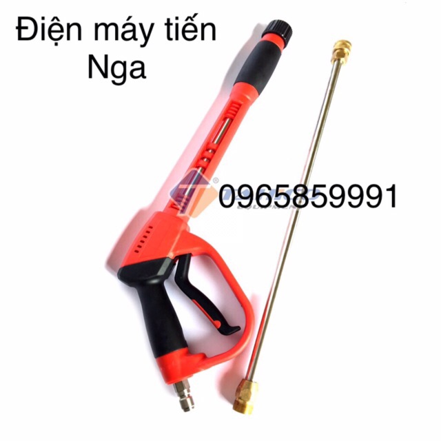 Súng rửa xe cao áp siêu mạnh - 4000 psi + tặng kèm 1 béc phun