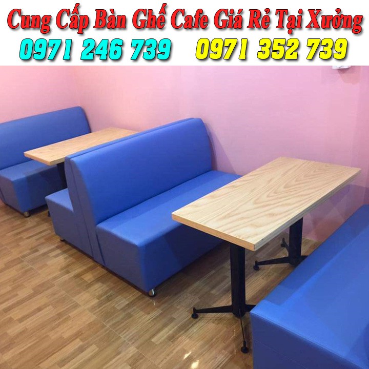 Bộ bàn ghế sofa cafe, trà sữa giá rẻ