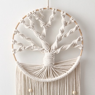 Deamcatcher macrame hình cây trang trí