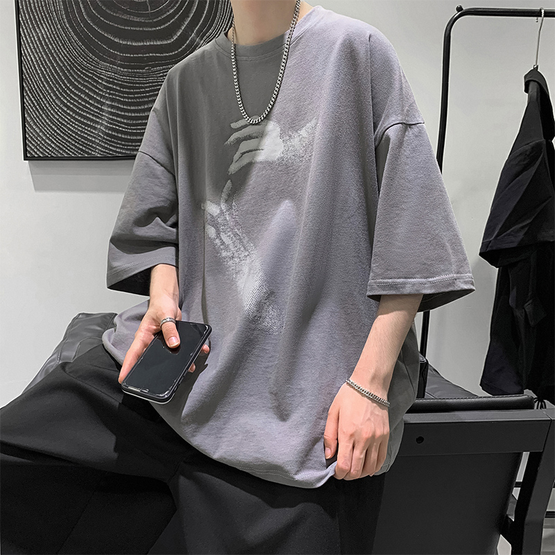 Áo thun tay ngắn kiểu dáng thời trang dành cho nam cỡ M-8XL