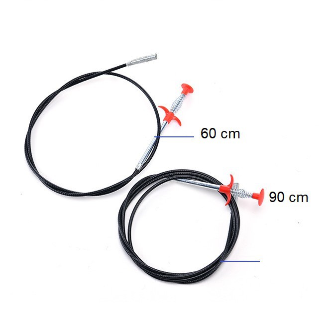 Dụng Cụ Thông Cống Gắp Rác Lò Xo 90cm Thông Tắc Đường Ống, Cống, Bồn Rửa Tiện Lợi