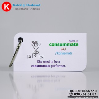 Bộ KatchUp Flashcard TOEFL B - Best Quality (03BB)
