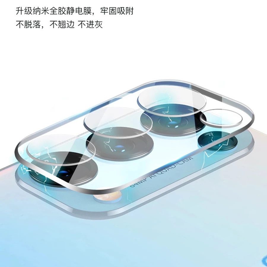 Kính Cường Lực Bảo Vệ Camera 3D Cho OPPO Reno8 T 4G Reno 8T 8z 7z 7 5G Reno5 Reno4 4G reno 6 Reno6 Z 5G Miếng bảo vệ ống kính máy ảnh cho điện thoại