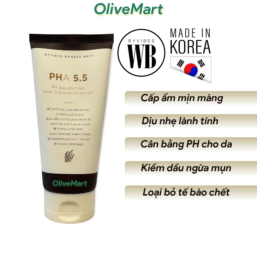 Sữa rửa mặt tạo bọt dịu nhẹ - phù hợp ngay cả da nhạy cảm