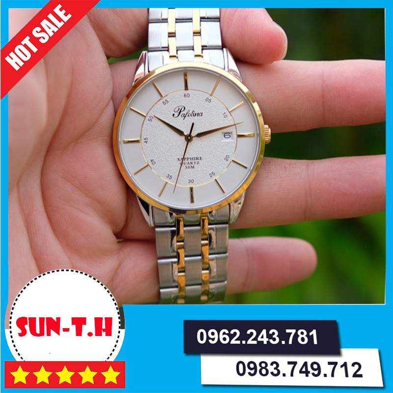 Đồng Hồ Nam Pafolina Chính Hãng Cao Cấp-chống Nước-chống Xước Hiệu Quả-khung Thép Chống Gỉ Cực Bền Màu