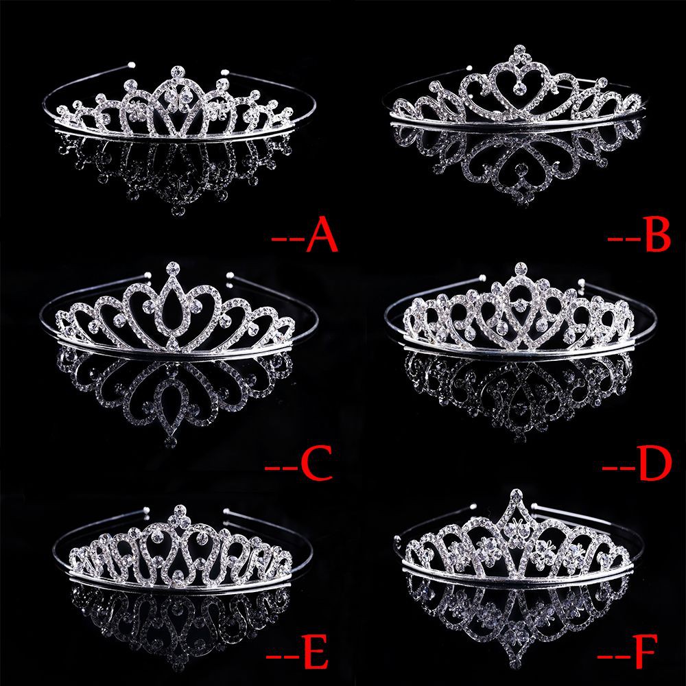 Vương miện đính đá giả xinh xắn