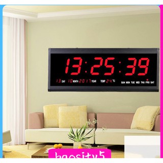 ĐỒNG HỒ TREO TƯỜNG BÁO NHIỆT ĐỘ GIỜ NGÀY THÁNG NĂM THỨ MÀN HÌNH LED CỰC ĐẸP MẪU MỚI