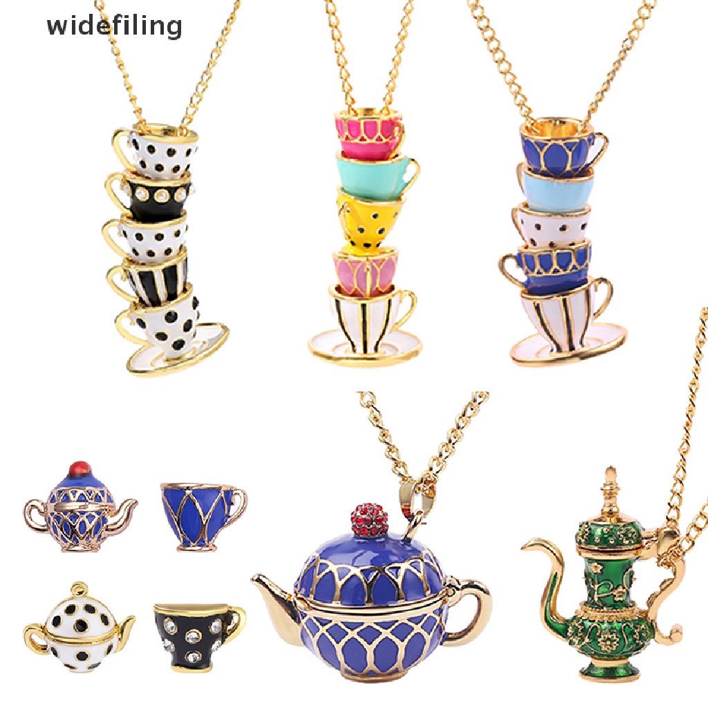 Vòng cổ Mặt Cốc Trà Độc Đáo Thời Trang