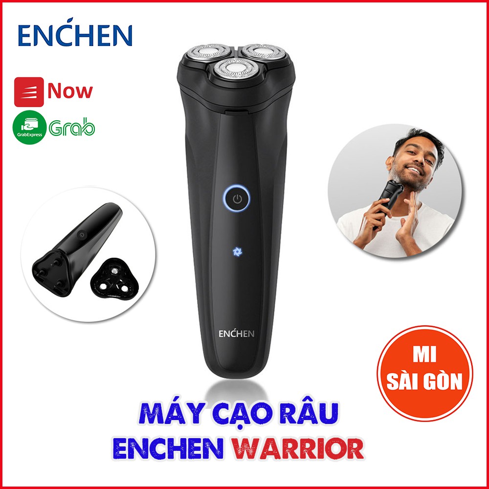 [Hỏa Tốc HCM] Máy cạo râu Enchen Warrior