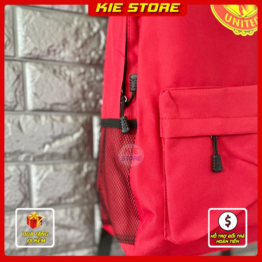 Balo thể thao CLB bóng đá Manchester United / Balo MU 3 ngăn đựng được Laptop màu đỏ, đen siêu đẹp_Kie Store - Shop MU