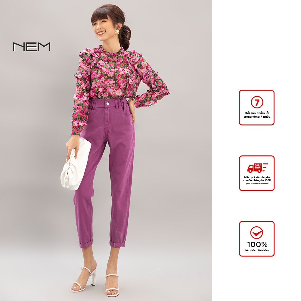 Quần Jeans nữ thiết kế phong cách trẻ trung năng động NEM Fashion Q67086