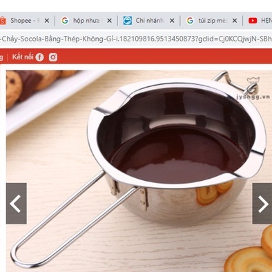 Nồi đun socola