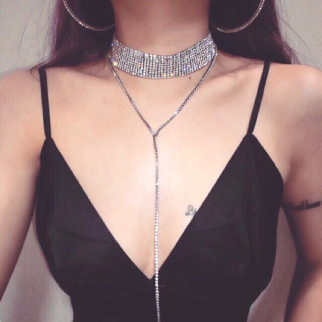 choker đá BODY CHAIN hàng LOẠi 1