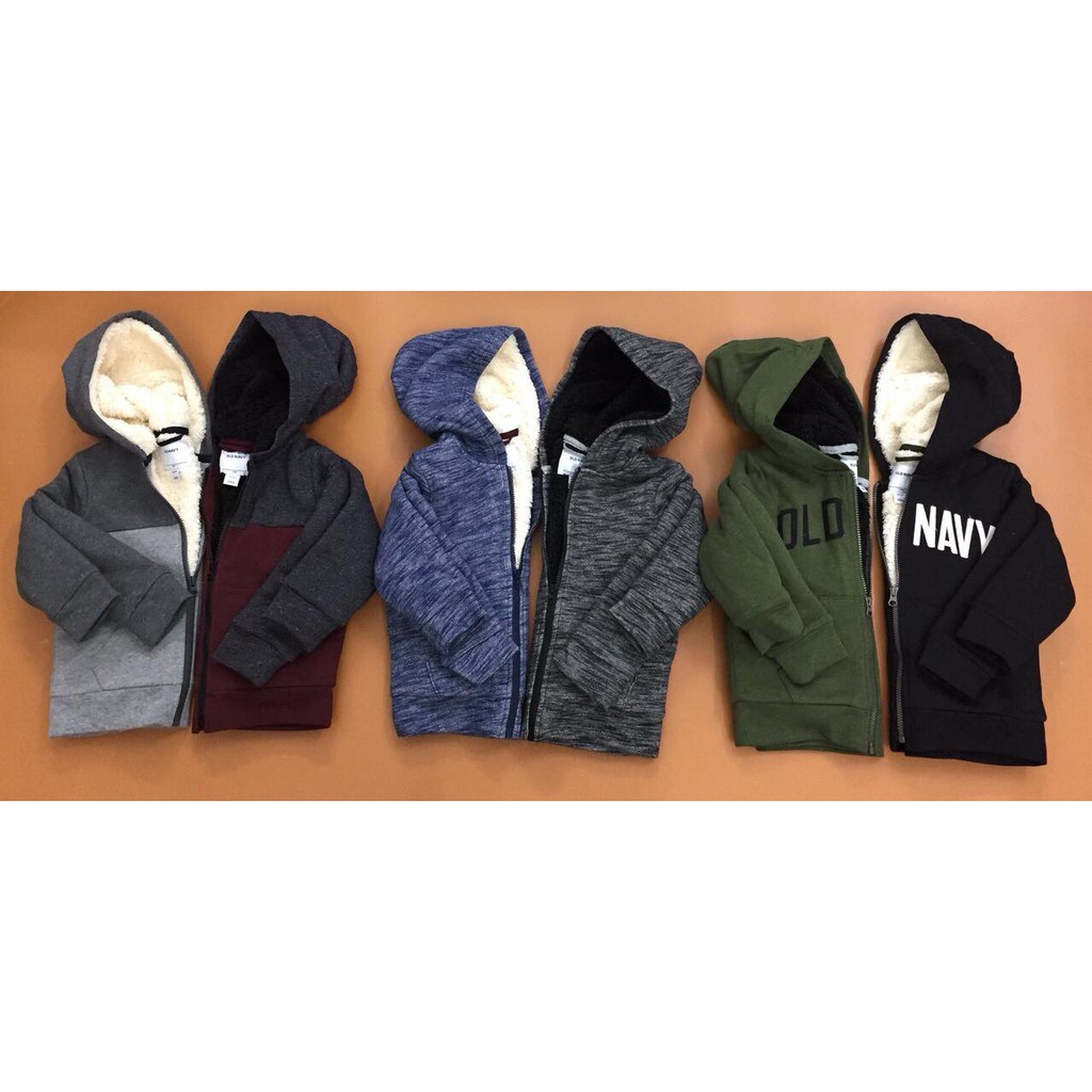 Áo nỉ lót lông cừu Old navy
