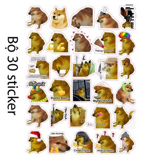 Sticker/ Hình dán CHeems (nhiều mẫu-random)