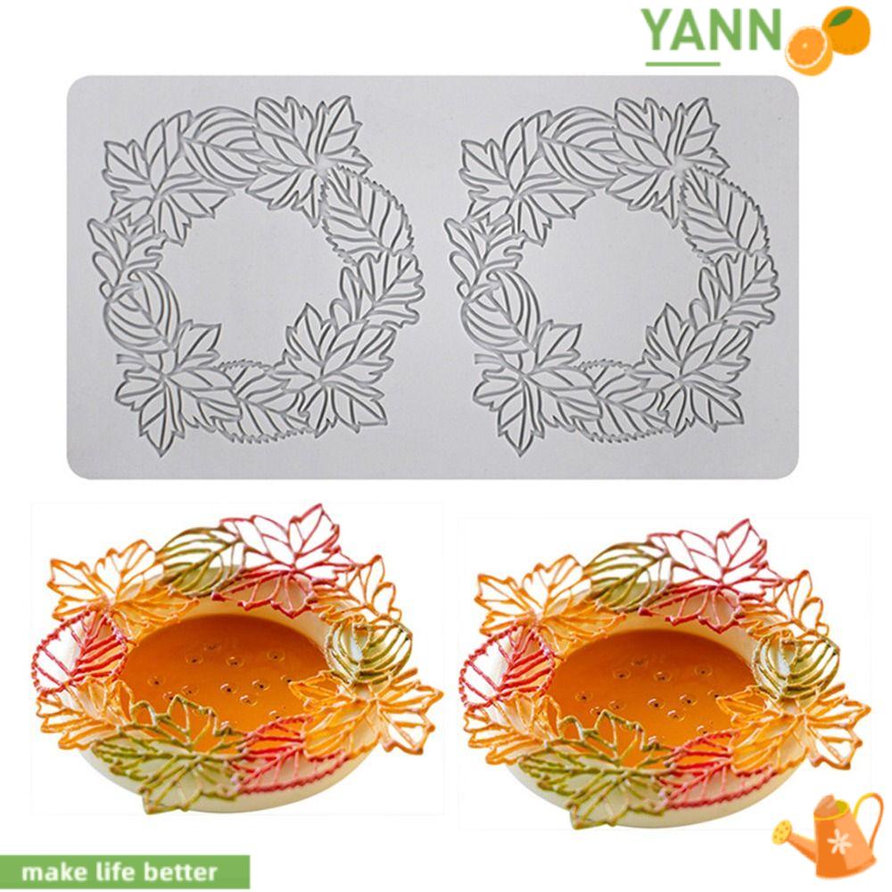 Khuôn Silicone Tạo Hình Trang Trí Làm Bánh Kẹo Hình Ren Hoa 1