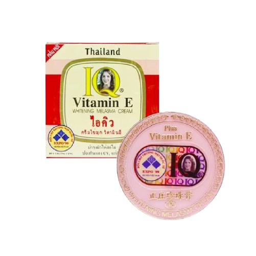 Kem Dưỡng Trắng Da Nám Thái Lan Iq Vitamin E - 8G.