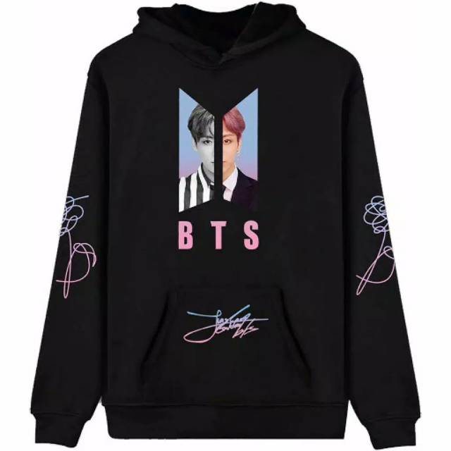 Áo Khoác Hoodie In Hình Jungkook / V / Jimin / Jhope / Jin Bts