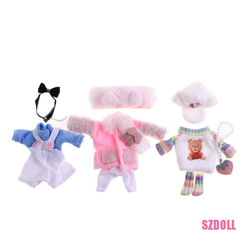 Bộ Quần Áo Cho Búp Bê 16-17cm OB11 1/8
