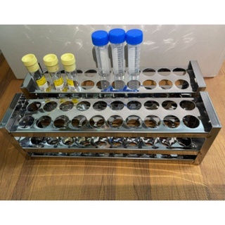 Khay đựng ống nghiệm - Chất liệu inox