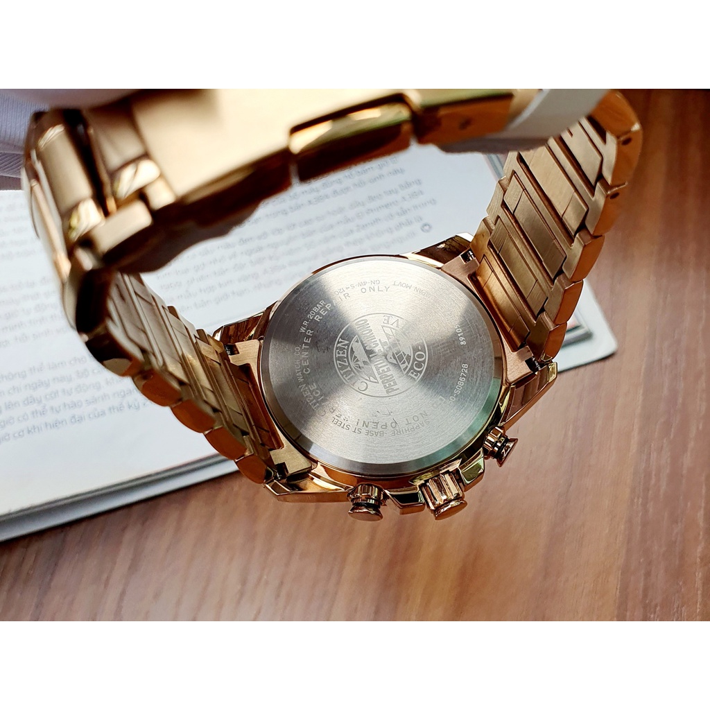 Đồng hồ nam chính hãng Citizen Men's AT4106 Perpetual Atomic Clock Synchronization - Máy Quartz pin - Kính Sapphire