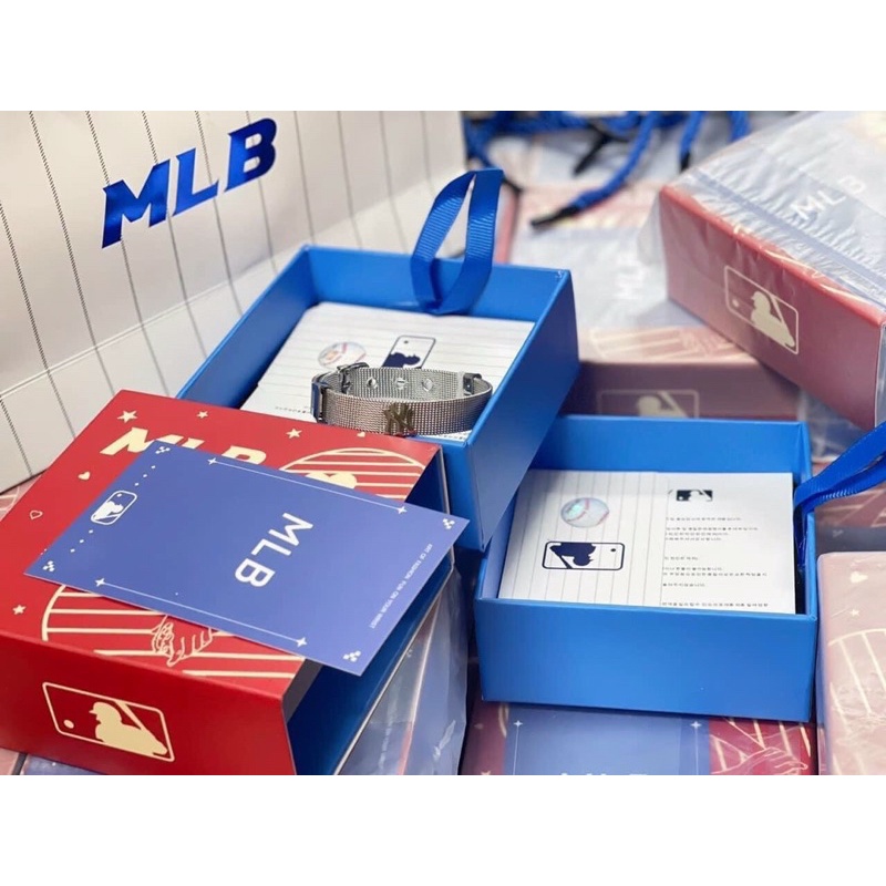 [Full hộp và túi giấy] Vòng Tay MLb titan dành nam và nữ