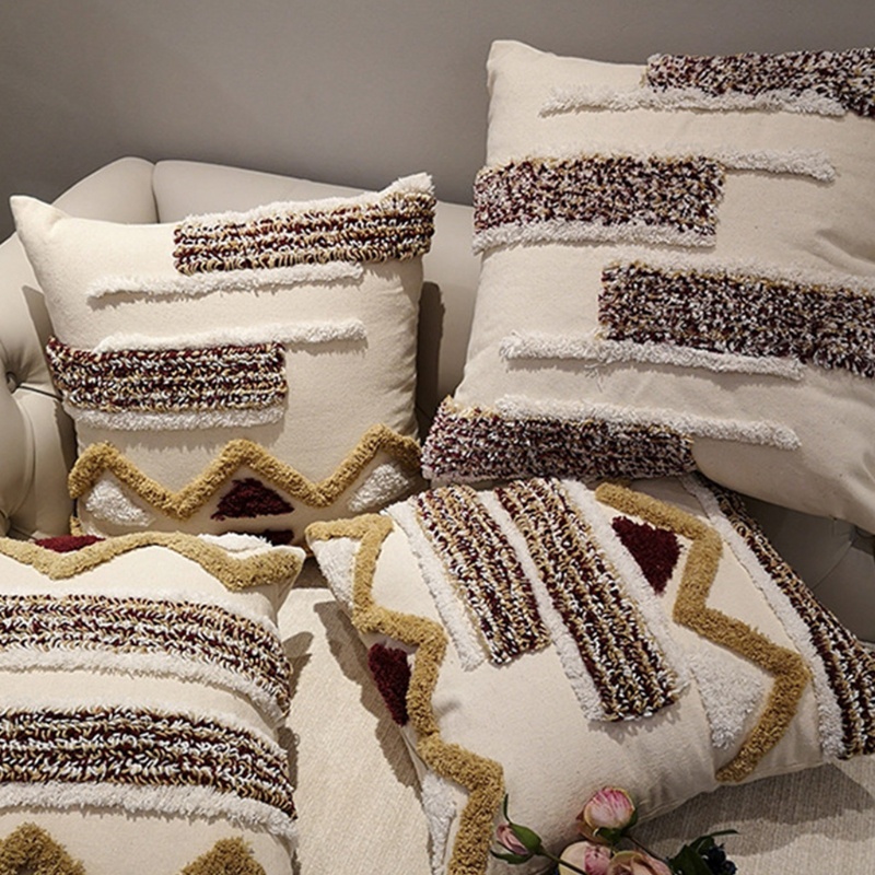 Xiangbao Vỏ Gối Đệm Siêu Mềm Phong Cách Bộ Lạc Bohemian Bắc Âu Cho Ghế Sofa