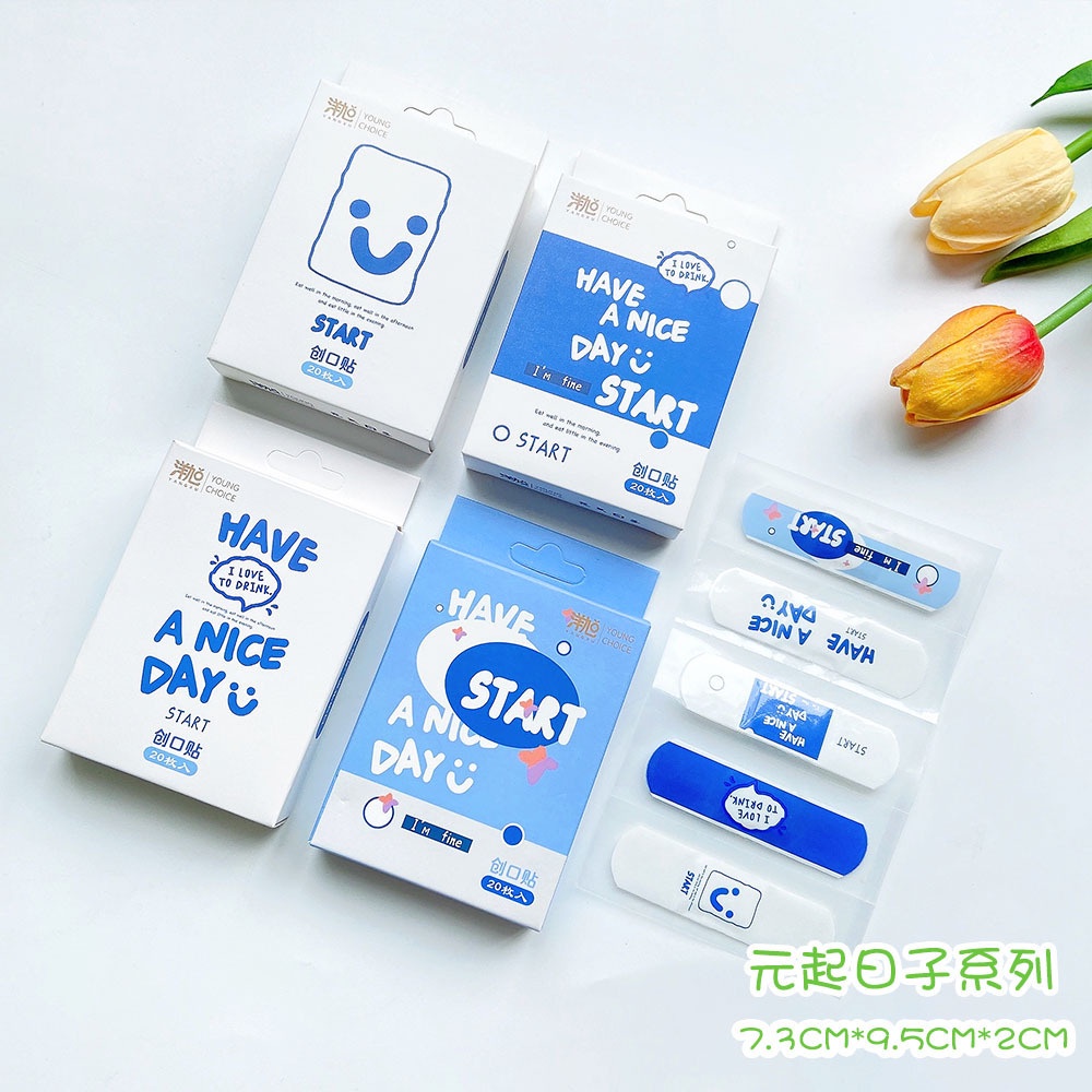 Hộp 20 Băng Keo Cá Nhân Dán Vết Thương Mẫu Hoạt Hình Cute, chống nước tốt. (có hình thật)