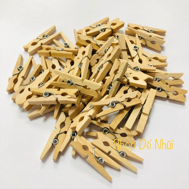 10 Kẹp Gỗ Tí Nị 25mm/30mm