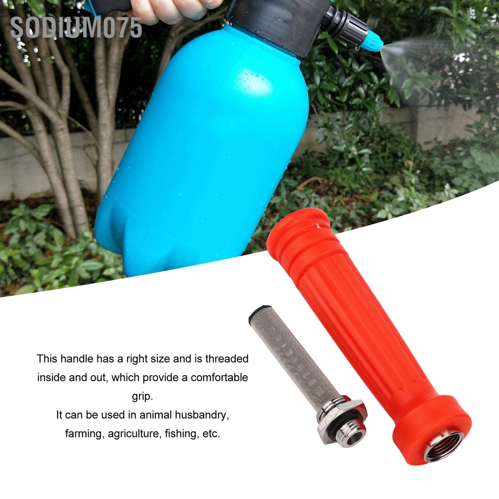Có thể bán buôn G1 / 2 Máy phun áp lực cao Xử lý trong vườn nông nghiệp Phụ kiện ren vít bằng thép không gỉ với bộ lọc bên Sodium075 Hàng giao ngay