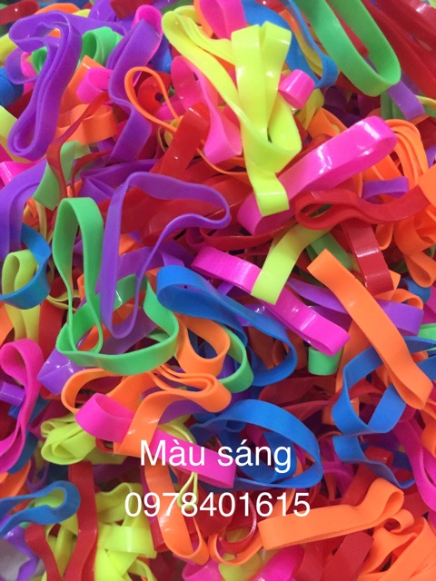 Sỉ thun cột tóc 10kg chọn màu